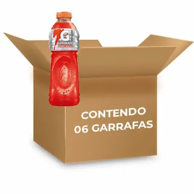 GATORADE MORANGO-MARACUJá 500ML CONTENDO 6 GARRAFAS