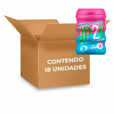 MENTOS POTE UP2U CONTENDO 18 UNIDADES