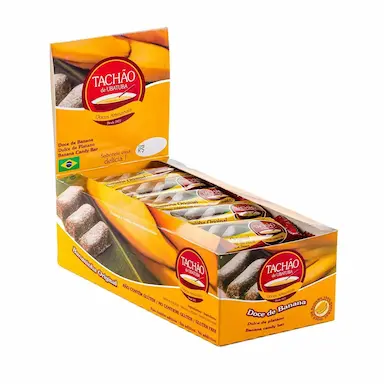 BANANINHA ORIGINAL TACHãO DE UBATUBA CONTENDO 24 UNIDADES DE 30G CADA