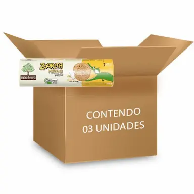 BISCOITO MAISENA ORGâNICO E INTEGRAL MãE TERRA CONTENDO 3 PACOTES DE 110G CADA