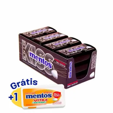 MENTOS KISS LATINHA XTREME FROZEN CONTENDO 12 LATAS DE 35G CADA