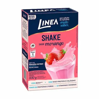 SHAKE DE MORANGO ZERO AçúCAR LINEA 330G