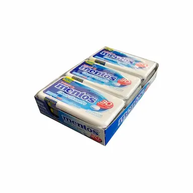 MENTOS CLEAR BREATH PEPPERMINT DISPENSER 30 BALAS CONTENDO 9 UNIDADES DE 21G CADA