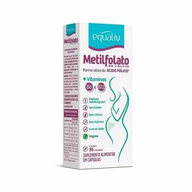 SUPLEMENTO ALIMENTAR METILFOLATO B6, B12 C/30CPS - EQUALIV