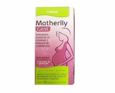 SUPLEMENTO MATHERLLY GEST COM 30 COMPRIDOS - NATULAB