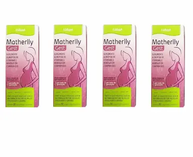 KIT 4 SUPLEMENTO MATHERLLY GEST COM 30 COMPRIDOS - NATULAB