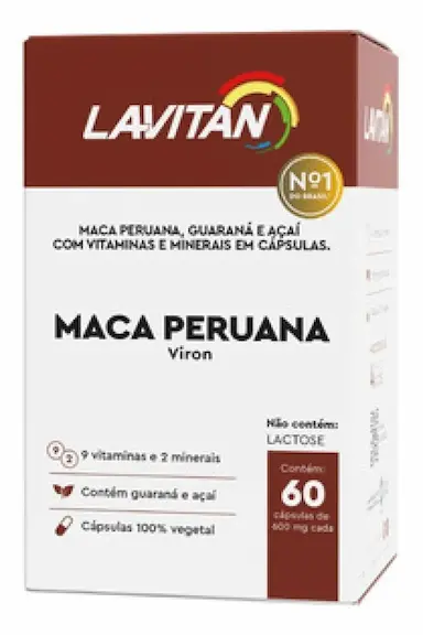 KIT 2 LAVITAN MACA PERUANA COM 60 COMPRIMIDOS - CIMED