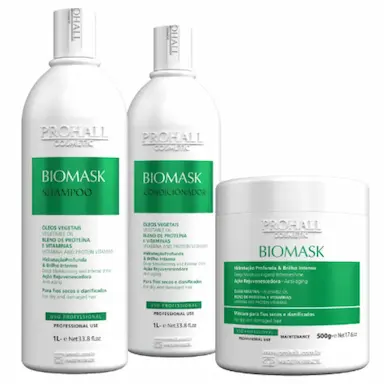 PROHALL KIT BIOMASK HIDRATAçãO TRIO PROFISISONAL (3 PRODUTOS)
