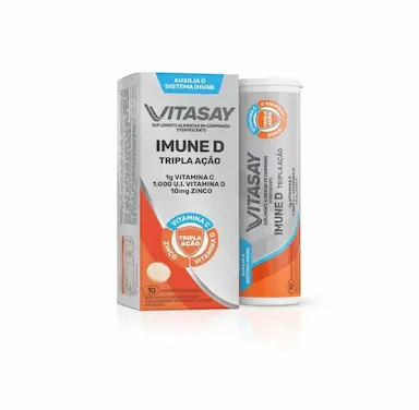VITASAY IMUNE D TRIPLA AçãO CT 1 TB 10CP EF