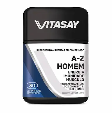 SUPLEMENTO ALIMENTAR VITASAY A-Z HOMEM 30 COMPRIMIDOS