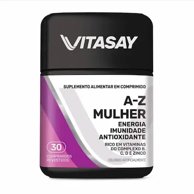 SUPLEMENTO ALIMENTAR VITASAY A-Z MULHER 30 COMPRIMIDOS
