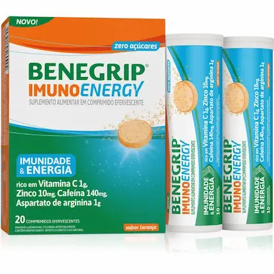 BENEGRIP IMUNO ENERGY 20 COMPRIMIDOS EFERVECENTES