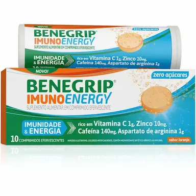 BENEGRIP IMUNO ENERGY 10 COMPRIMIDOS EFERVECENTES
