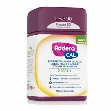 Leve 90 Pague 60 Addera CAL 2.000UI
