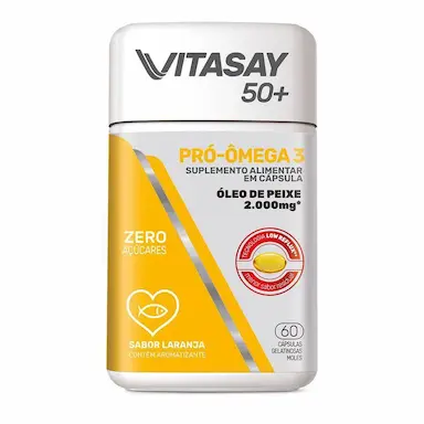 VITASAY50+ PRO-ÔMEGA 3  SUPLEMENTO ALIMENTAR  60 CáPSULAS