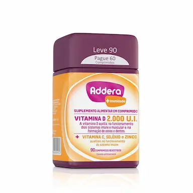 Addera 2000UI Imunidade 90 Comprimidos