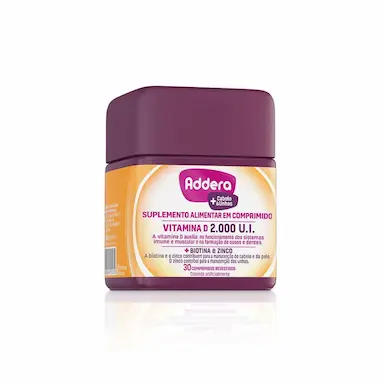 ADDERA + CABELO E UNHAS - 30 COMPRIMIDOS