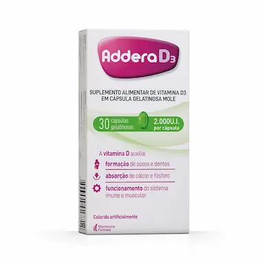 Addera D3 2000UI 30 Cápsulas