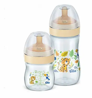 KIT 2 MAMADEIRA SUPER EVOLUTION COM BICO LáTEX - LILLO