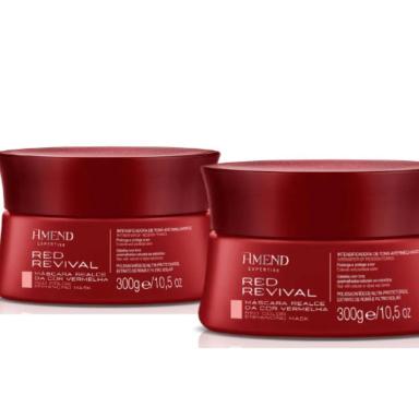 KIT AMEND REALCE DA COR RED REVIVAL 2 MáSCARAS