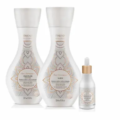 KIT AMEND ÓLEOS MARROQUINOS MILLENAR SHAMPOO, CONDICIONADOR E ELIXIR NUTRITIVO 75ML