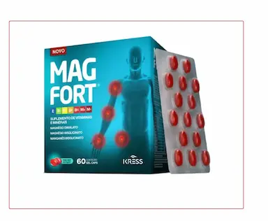 SUPLEMENTO VITAMINAS E MINERAIS MAG FORT COM 60CAPS - KRESS