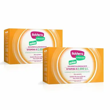 KIT SUPL. ALIMENTAR ADDERA + MUSCULAR 2000UI COM 30 SACHêS