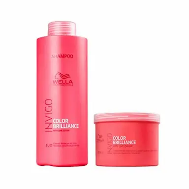 WELLA INVIGO COLOR BRILLIANCE KIT SHAMPOO 1000ML + MASCARA 500ML