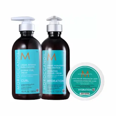 MOROCCANOIL KIT HYDRATION INTENSE CURL (3 PRODUTOS)
