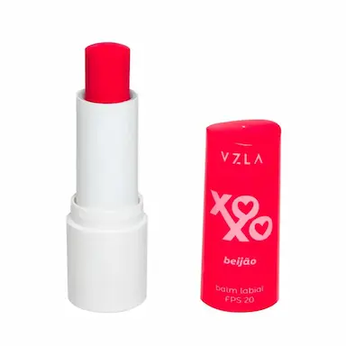 Vizzela Cosméticos Balm Xoxo FPS 20 Beijão - Bálsamo Labial 4g Beijao