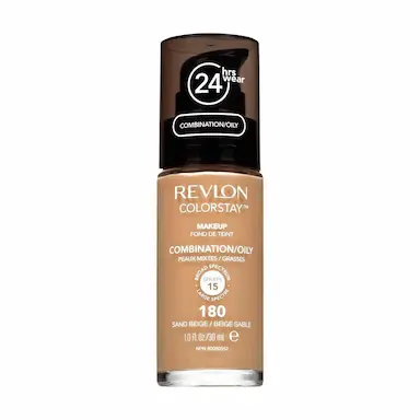 REVLON COLORSTAY PUMP COMBINATION/OILY SKIN 24 HORAS PELE MISTA à OLEOSA FPS15 180 SAND BEIGE - BASE LíQUIDA 30ML Nulo - xpto