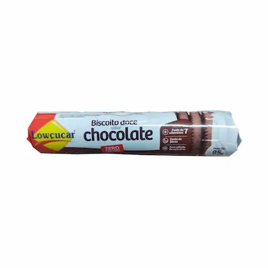 BISCOITO ZERO LACTOSE, ZERO AçúCAR CHOCOLATE LOWçUCAR 95G