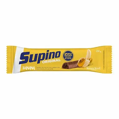 BARRA DE FRUTAS SUPINO BANANA COM CHOCOLATE TRADICIONAL UNIDADE