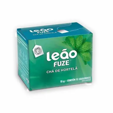 CHá DE HORTELã LEãO 15 SAQUINHOS
