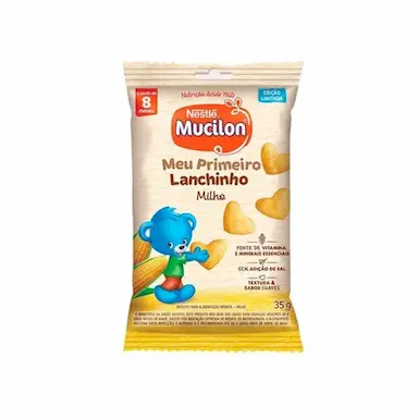 BISCOITO MEU PRIMEIRO LANCHINHO MUCILON MILHO 35G