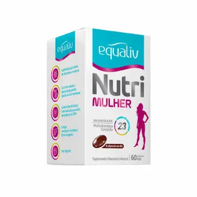 SUPLEMENTO POLIVITAMíNICO EQUALIV NUTRI MULHER 60 CáPSULAS GELATINOSAS