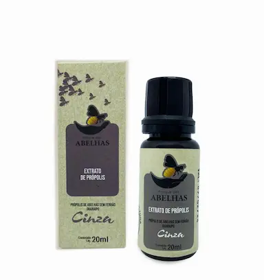 EXTRATO DE PRÓPOLIS DE ABELHAS SEM FERRÃO - GUARAIPO - 20ML