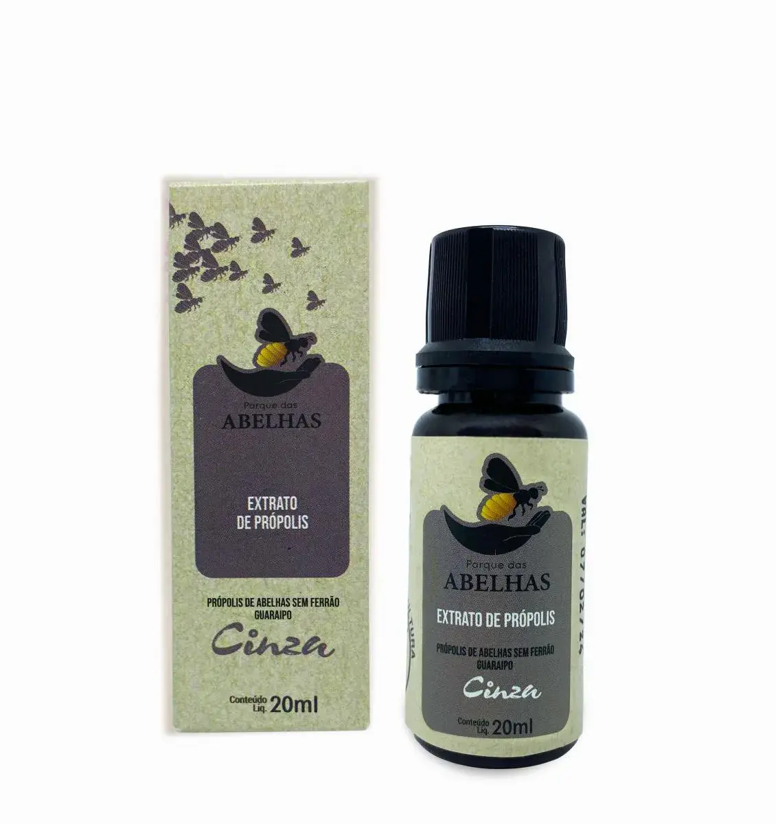 EXTRATO DE PRÓPOLIS DE ABELHAS SEM FERRÃO - GUARAIPO - 20ML