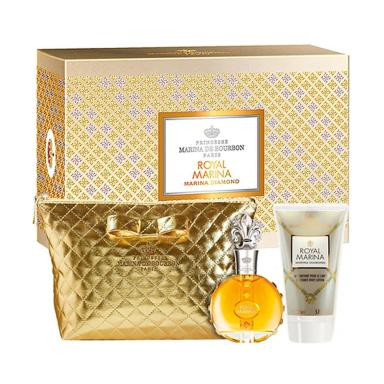 MARINA DE BOURBON KIT ROYAL DIAMOND FEMININO (EAU DE PARFUM 100ML + LOÇÃO CORPORAL 150ML)