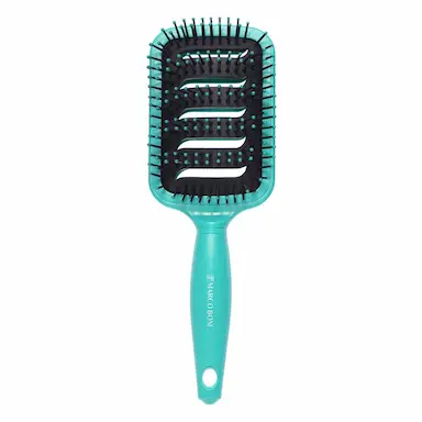 ESCOVA DE CABELO RAQUETE ALMOFADA VAZADA - MARCO BONI - VERDE