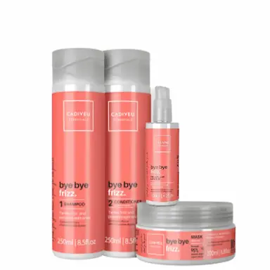 KIT HOMECARE BYE BYE FRIZZ E LEAVE-IN 120ML - CADIVEU