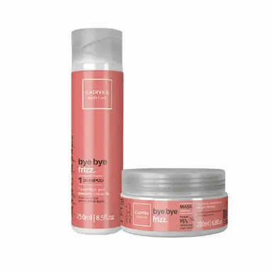 KIT BYE BYE FRIZZ SHAMPOO 250ML E MASCARA 200ML - CADIVEU