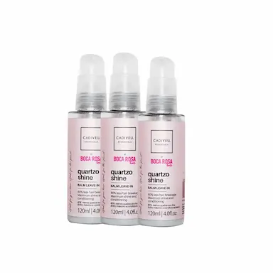 KIT 3 BALM LEAVE-IN BOCA ROSA 120ML - CADIVEU
