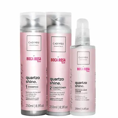 KIT SHAMPOO CONDICIONADOR E PROTEíNA BY BOCA ROSA - CADIVEU