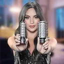ESCOVA DE CABELO CONAIR ROTATING DIAMOND BRILLIANCE AIR BRUSH 110