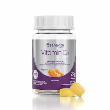 VITAMIN D3 GUMMY - TANGERINA - 30 CáPS