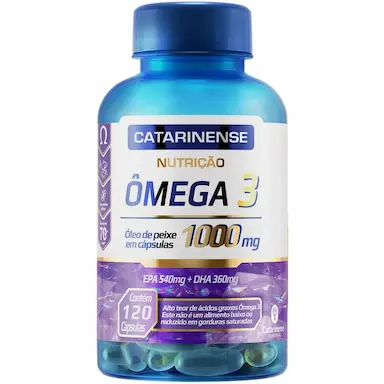 ÔMEGA 3 1000MG - EPA 540MG + DHA 360MG - CATARINENSE 120 CáP