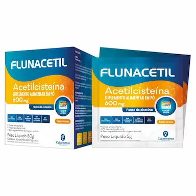 FLUNACETIL PO 600MG 16 SACHES