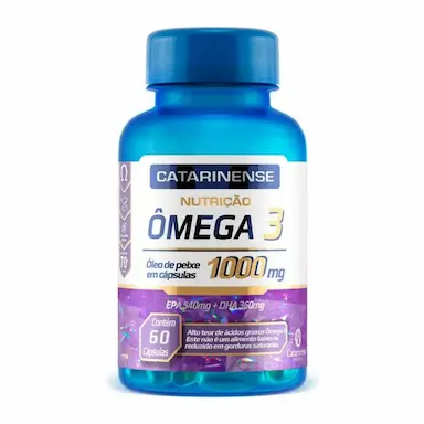 ÔMEGA 3 1000MG EPA 540MG+DHA 360MG - CATARINENSE 60 CáPSULAS