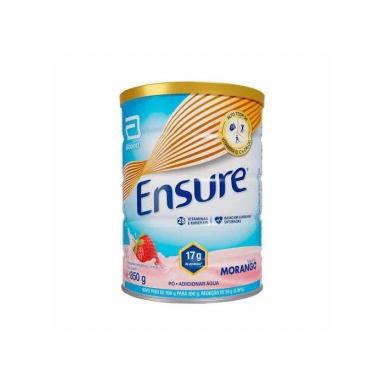 SUPLEMENTO NUTRICIONAL ENSURE MORANGO COM 850G